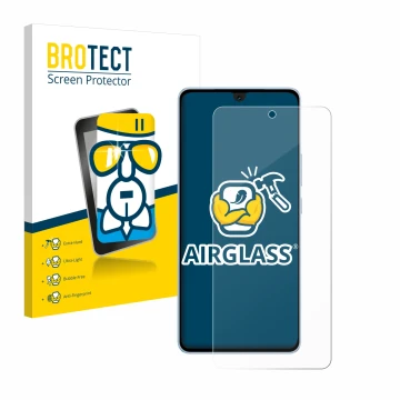 Face avant d’un emballage produit avec le logo de la marque BROTECT. À côté, l’appareil Vivo iQOO Neo 9 Pro est représenté ave