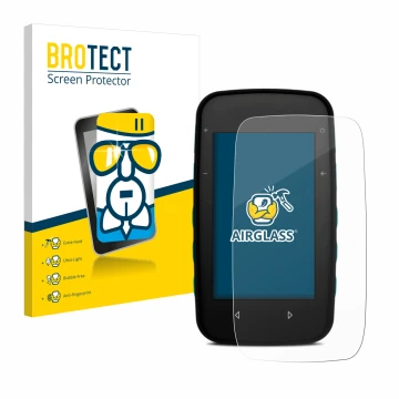 Face avant d’un emballage produit avec le logo de la marque BROTECT. À côté, l’appareil CompeGPS TwoNav Cross Plus est représe