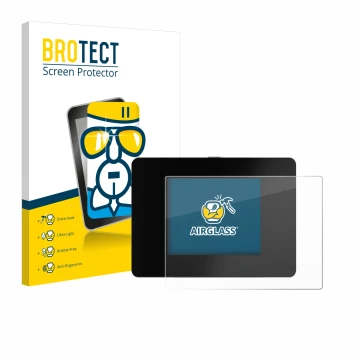 Face avant d’un emballage produit avec le logo de la marque BROTECT. À côté, l’appareil REINER SCT Authenticator mini est repr