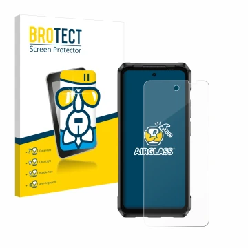 Face avant d’un emballage produit avec le logo de la marque BROTECT. À côté, l’appareil Ulefone Armor 26 Ultra est représenté 