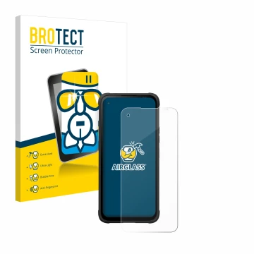 Face avant d’un emballage produit avec le logo de la marque BROTECT. À côté, l’appareil Hammer Blade V est représenté avec la 