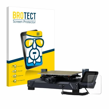 Face avant d’un emballage produit avec le logo de la marque BROTECT. À côté, l’appareil Elegoo Neptun 4 est représenté avec la