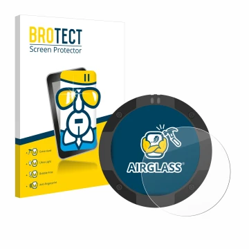 Face avant d’un emballage produit avec le logo de la marque BROTECT. À côté, l’appareil Beeline Moto II est représenté avec la