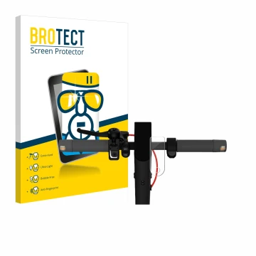 Face avant d’un emballage produit avec le logo de la marque BROTECT. À côté, l’appareil Xiaomi Mi 4 Lite E-Scooter (2e Gen.) e