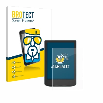 Face avant d’un emballage produit avec le logo de la marque BROTECT. À côté, l’appareil Vivlio Light HD Color est représenté a