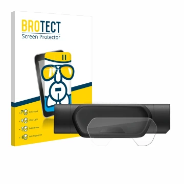 Face avant d’un emballage produit avec le logo de la marque BROTECT. À côté, l’appareil Segway Ninebot eKickScooter E2 Pro est