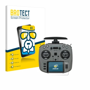 Face avant d’un emballage produit avec le logo de la marque BROTECT. À côté, l’appareil Jumper T15 est représenté avec la prot