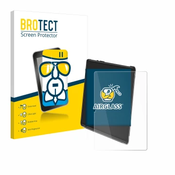 Face avant d’un emballage produit avec le logo de la marque BROTECT. À côté, l’appareil Yestel T15 est représenté avec la prot