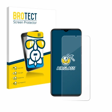 Face avant d’un emballage produit avec le logo de la marque BROTECT. À côté, l’appareil Doogee N50 Pro est représenté avec la 