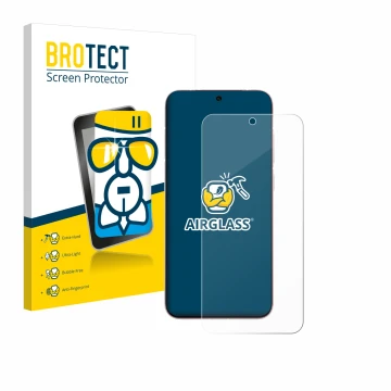 Face avant d’un emballage produit avec le logo de la marque BROTECT. À côté, l’appareil Vivo X200 Pro mini est représenté avec