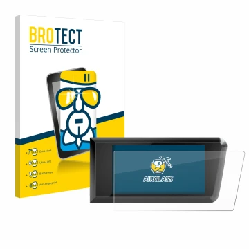 Face avant d’un emballage produit avec le logo de la marque BROTECT. À côté, l’appareil Bosch Purion 400 est représenté avec l