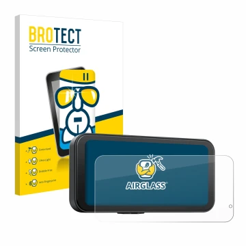 Face avant d’un emballage produit avec le logo de la marque BROTECT. À côté, l’appareil Volam RC15B 6.25