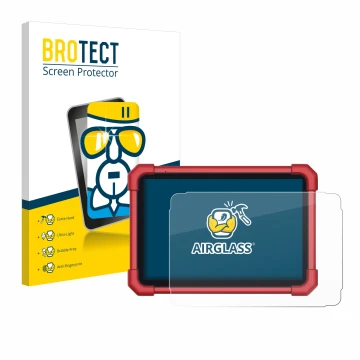 Face avant d’un emballage produit avec le logo de la marque BROTECT. À côté, l’appareil Launch X-431 Euro Link est représenté 