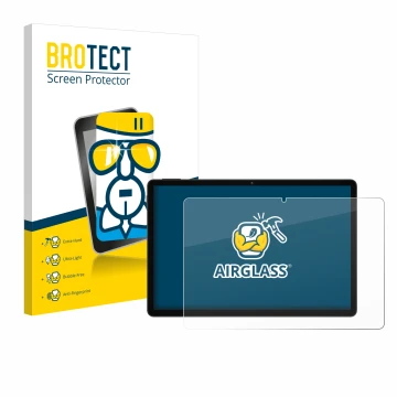 Face avant d’un emballage produit avec le logo de la marque BROTECT. À côté, l’appareil Doogee U11 est représenté avec la prot