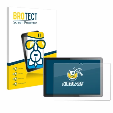 Face avant d’un emballage produit avec le logo de la marque BROTECT. À côté, l’appareil VALE V10E-LTE est représenté avec la p