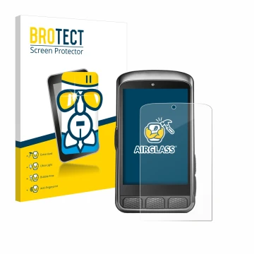 Face avant d’un emballage produit avec le logo de la marque BROTECT. À côté, l’appareil Wahoo Elemnt ACE est représenté avec l