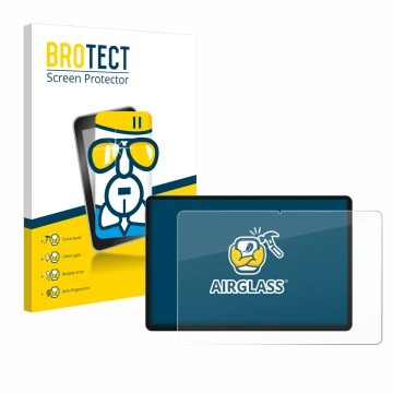 Face avant d’un emballage produit avec le logo de la marque BROTECT. À côté, l’appareil Teclast P50 AI est représenté avec la 