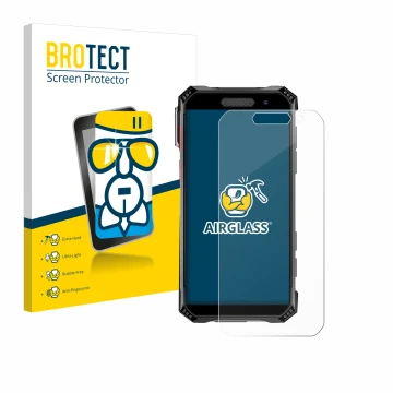 Face avant d’un emballage produit avec le logo de la marque BROTECT. À côté, l’appareil Soyes S10 Max est représenté avec la p