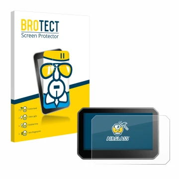 Face avant d’un emballage produit avec le logo de la marque BROTECT. À côté, l’appareil Elegoo Centauri Carbon 4,3