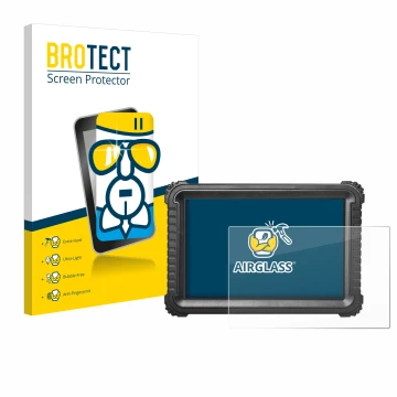 Face avant d’un emballage produit avec le logo de la marque BROTECT. À côté, l’appareil iCarsoft CR Ultra est représenté avec 