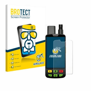 Face avant d’un emballage produit avec le logo de la marque BROTECT. À côté, l’appareil Aduro Locit GPS est représenté avec la