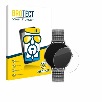 Face avant d’un emballage produit avec le logo de la marque BROTECT. À côté, l’appareil Pireware Amory 5 est représenté avec l