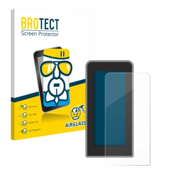 Face avant d’un emballage produit avec le logo de la marque BROTECT. À côté, l’appareil Tenways CGO600 Pro est représenté avec
