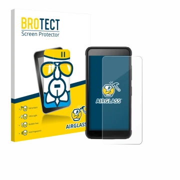Face avant d’un emballage produit avec le logo de la marque BROTECT. À côté, l’appareil SkyCaddie Pro 4X est représenté avec l
