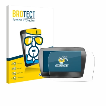 Face avant d’un emballage produit avec le logo de la marque BROTECT. À côté, l’appareil Voge 625 2025 est représenté avec la p