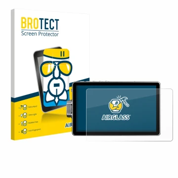 Face avant d’un emballage produit avec le logo de la marque BROTECT. À côté, l’appareil Viltrox DC-A1 2800 est représenté avec