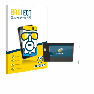 Face avant d’un emballage produit avec le logo de la marque BROTECT. À côté, l’appareil Volkswagen Polo Life 2024 est représen