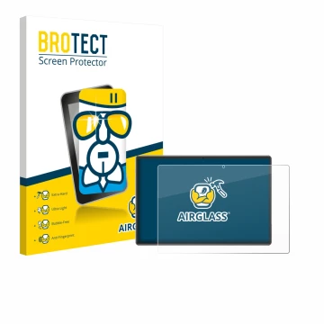 Face avant d’un emballage produit avec le logo de la marque BROTECT. À côté, l’appareil Xgody P60 Pro est représenté avec la p