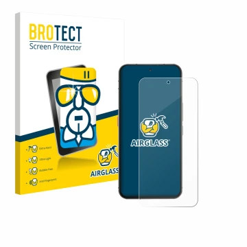 Face avant d’un emballage produit avec le logo de la marque BROTECT. À côté, l’appareil Oukitel WP210 5G est représenté avec l