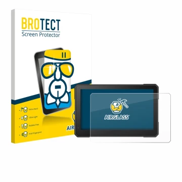 Face avant d’un emballage produit avec le logo de la marque BROTECT. À côté, l’appareil Interphone Sync 70 Essential est repré