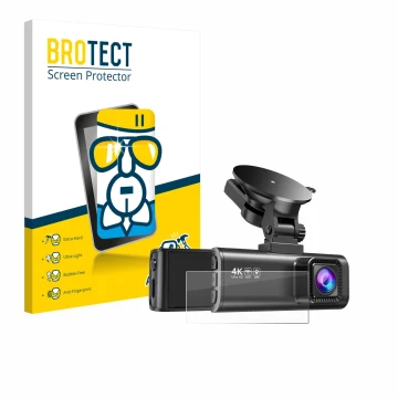 Face avant d’un emballage produit avec le logo de la marque BROTECT. À côté, l’appareil Redtiger F7NP est représenté avec la p