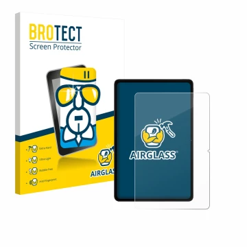 Face avant d’un emballage produit avec le logo de la marque BROTECT. À côté, l’appareil Xiaomi Redmi Pad 2 Pro est représenté 