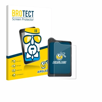 Face avant d’un emballage produit avec le logo de la marque BROTECT. À côté, l’appareil Xiaomi Qin K25 est représenté avec la 