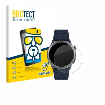 Face avant d’un emballage produit avec le logo de la marque BROTECT. À côté, l’appareil Reflex Active Sea Venture 400 R est re