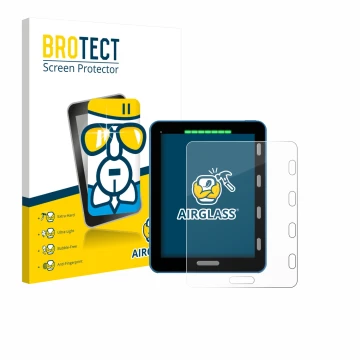 Face avant d’un emballage produit avec le logo de la marque BROTECT. À côté, l’appareil Vakaros Atlas 2 / Edge est représenté 
