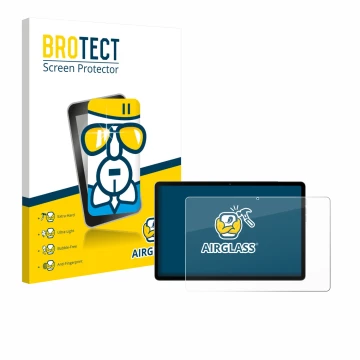 Face avant d’un emballage produit avec le logo de la marque BROTECT. À côté, l’appareil Black Shark Pad 7 est représenté avec 