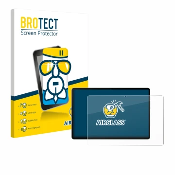 Face avant d’un emballage produit avec le logo de la marque BROTECT. À côté, l’appareil Black Shark Pad 6 est représenté avec 