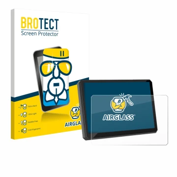 Face avant d’un emballage produit avec le logo de la marque BROTECT. À côté, l’appareil Carpuride W502BS Pro 5