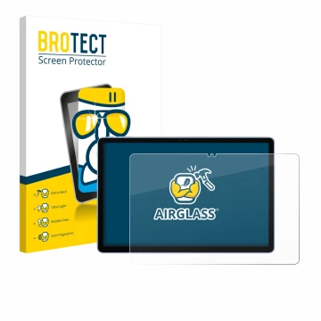 Face avant d’un emballage produit avec le logo de la marque BROTECT. À côté, l’appareil Itel VistaTab 30 est représenté avec l