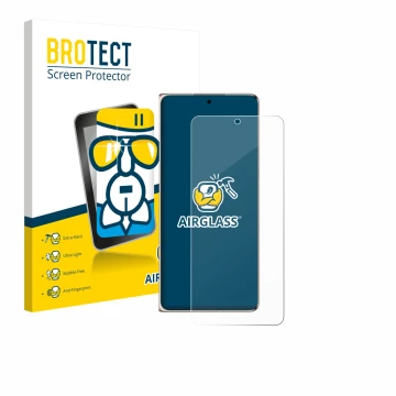 Face avant d’un emballage produit avec le logo de la marque BROTECT. À côté, l’appareil Huawei Mate X7 est représenté avec la 