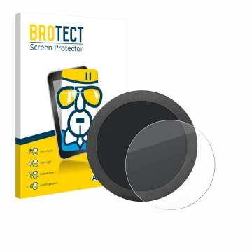 Face avant d’un emballage produit avec le logo de la marque BROTECT. À côté, l’appareil Elecrow Display 2.8