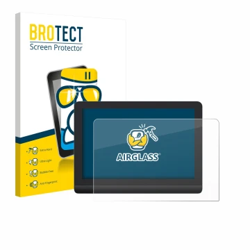 Face avant d’un emballage produit avec le logo de la marque BROTECT. À côté, l’appareil XP-Pen Artist Pro 16 Gen 2 est représe