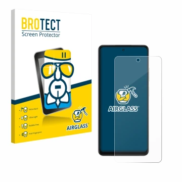 Face avant d’un emballage produit avec le logo de la marque BROTECT. À côté, l’appareil Oppo A5x est représenté avec la protec