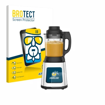 Face avant d’un emballage produit avec le logo de la marque BROTECT. À côté, l’appareil Moulinex LM83SD10 est représenté avec 