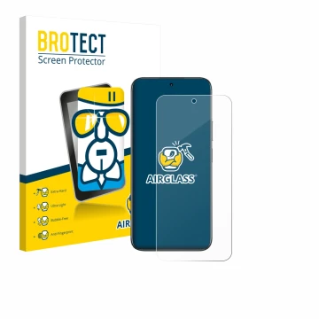 Face avant d’un emballage produit avec le logo de la marque BROTECT. À côté, l’appareil realme C85 Pro 4G est représenté avec 