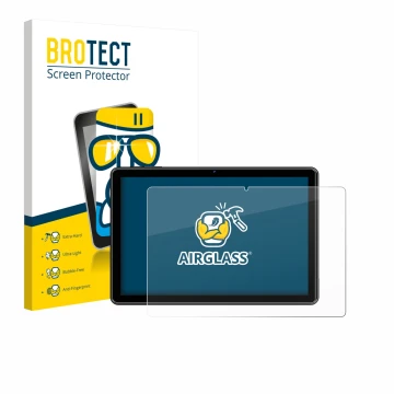 Face avant d’un emballage produit avec le logo de la marque BROTECT. À côté, l’appareil Hasskya K30/K50/K70 10.1